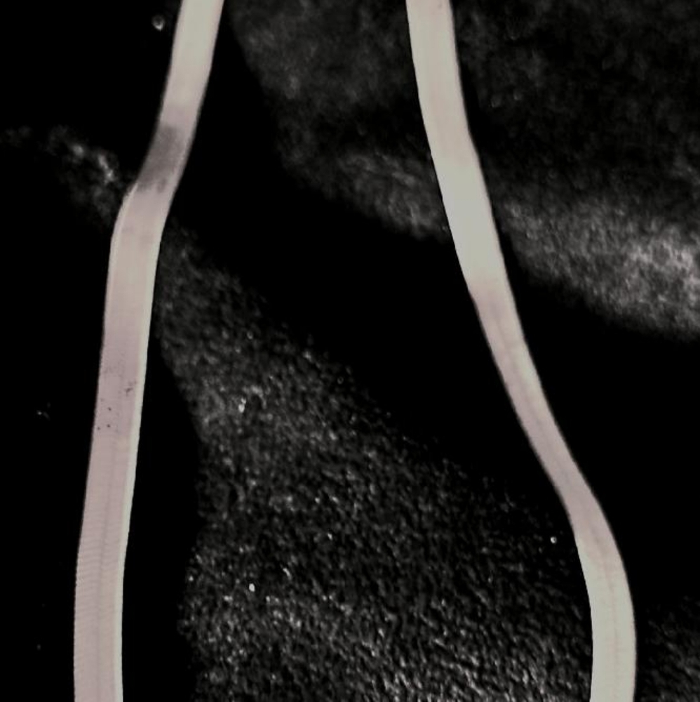 925 Choker sized unisex thick silver chain